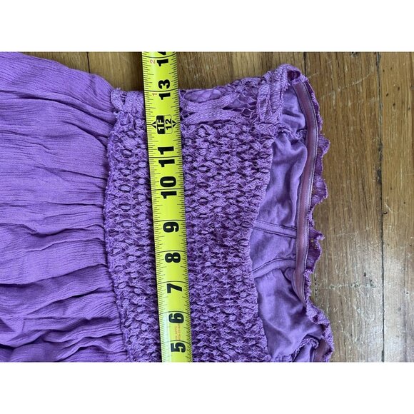 Free People Adella Corset Maxi Dress lilac color size M A000899 - Picture 16 of 16